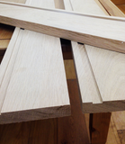 Solid Oak Fire Door Casing Set - Single Door (includes FD30 Intumescent Strip (Fire Only))