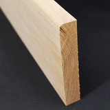 Solid Oak Pencil Round Architrave Set (65mm x 20mm) - Double Door