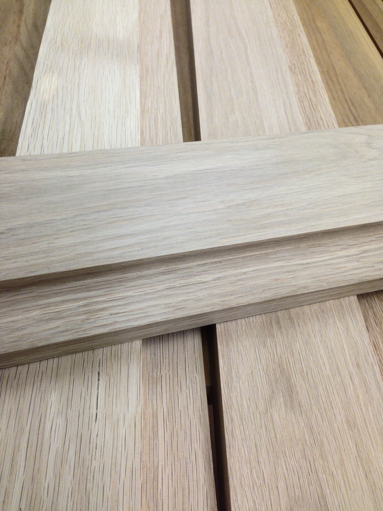 Rebated Solid Oak Door Casing Set - Double Door – Pro-Fit Mouldings Ltd